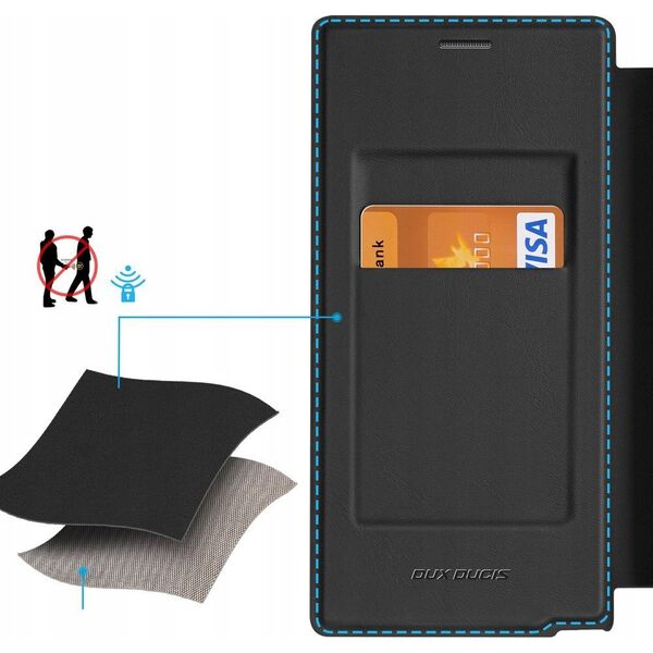 Dux Ducis Etui Dux Ducis Skin X Pro do Samsung S24 Ultra z magnetycznym ringiem i klapką - czarne 13249881 6934913021682