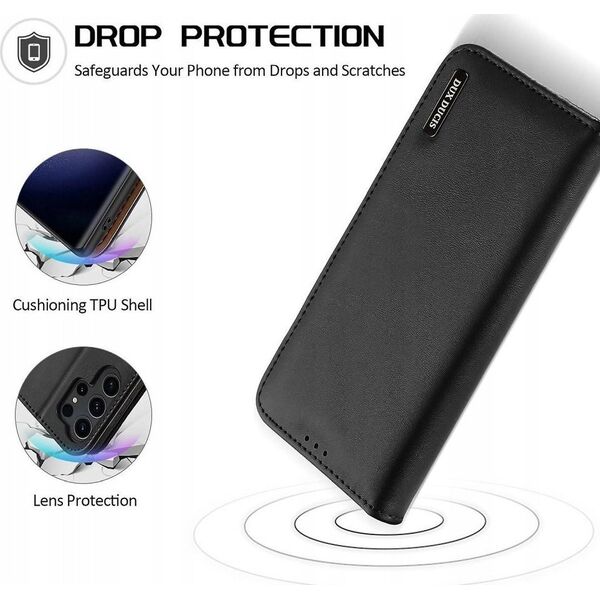 Dux Ducis Etui Dux Ducis Hivo z klapką i blokadą RFID do Samsung Galaxy S24 Ultra - czarne 13249908 6934913021842