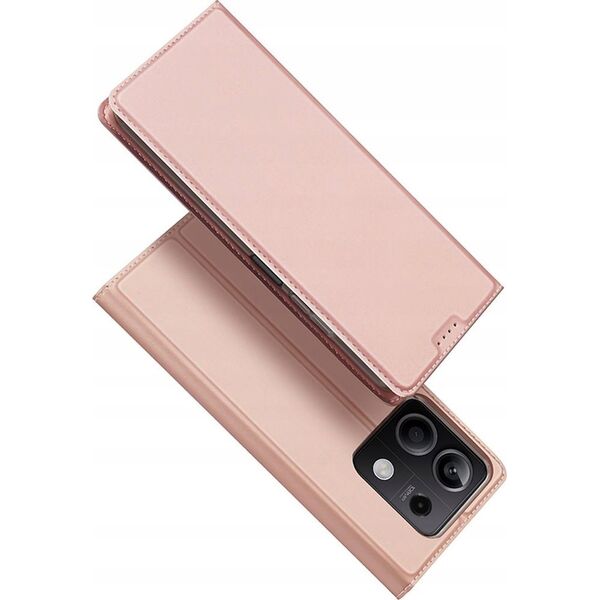 Dux Ducis Etui Dux Ducis Skin Pro z klapką i miejscem na kartę na Xiaomi Redmi Note 13 5G - różowe 13249918 6934913009123