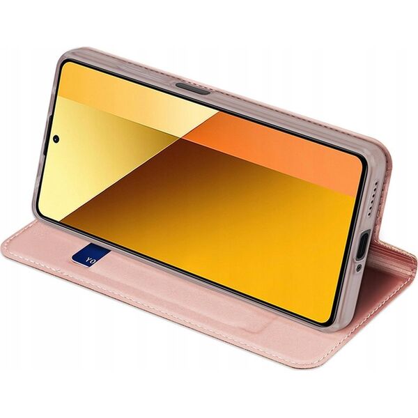 Dux Ducis Etui Dux Ducis Skin Pro z klapką i miejscem na kartę na Xiaomi Redmi Note 13 5G - różowe 13249918 6934913009123