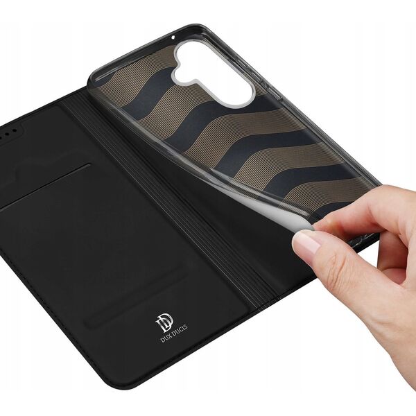 Dux Ducis Etui portfel z podstawką do Samsung Galaxy S23 FE Dux Ducis Skin Pro - czarne 13249967 6934913024515