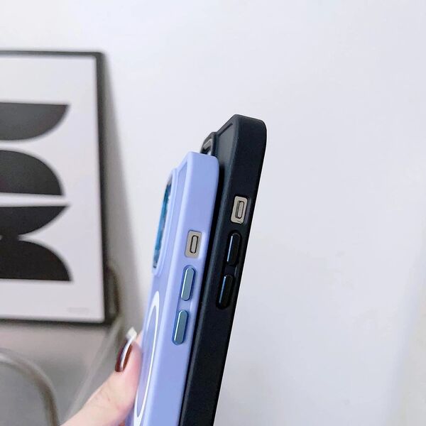 Hurtel Magnetyczne etui z MagSafe Color Matte Case do iPhone 15 Plus - burgundowe 13250012 9145576280126