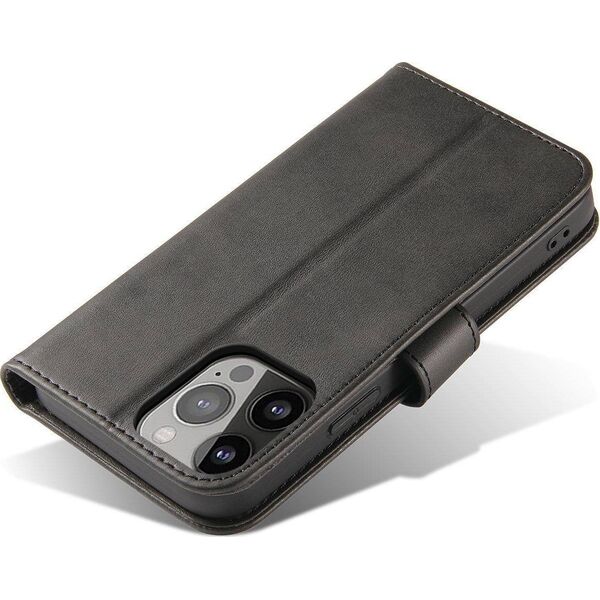 Hurtel Etui z klapką i portfelem Magnet Case do Samsung S23 FE - czarne 13250149 9145576282915