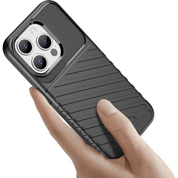 Hurtel Pancerne etui iPhone 15 Pro Thunder Case - czarne 13250417 9145576279533