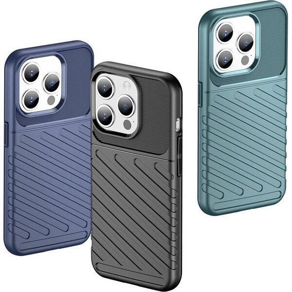 Hurtel Pancerne etui iPhone 15 Pro Thunder Case - czarne 13250417 9145576279533