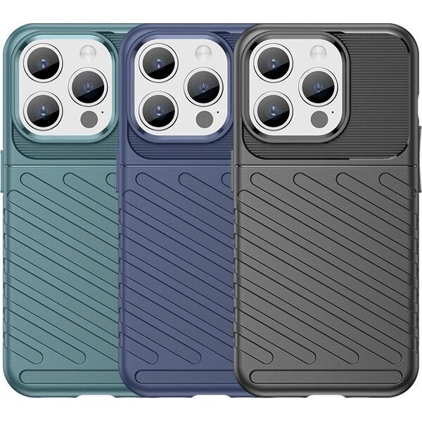 Hurtel Pancerne etui iPhone 15 Pro Thunder Case - czarne 13250417 9145576279533