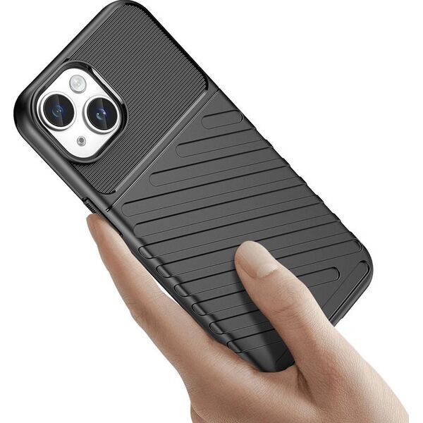 Hurtel Pancerne etui iPhone 15 Plus Thunder Case - czarne 13250698 9145576279519