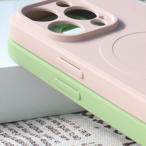 Hurtel Silikonowe etui kompatybilne z MagSafe do iPhone 15 Pro Silicone Case - niebieskie 13250826 9145576279908