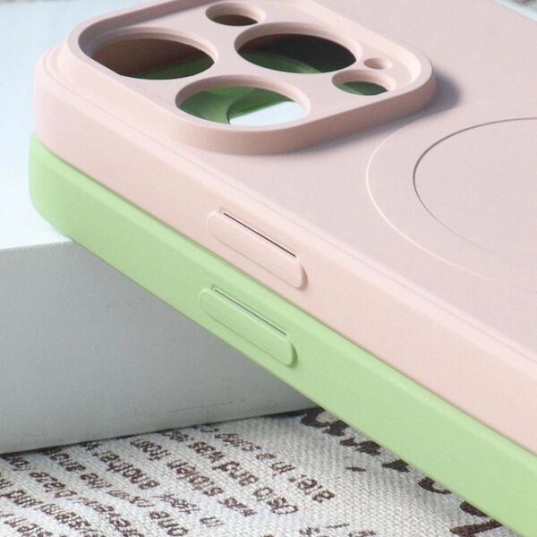 Hurtel Silikonowe etui kompatybilne z MagSafe do iPhone 15 Plus Silicone Case - fioletowe 13250841 9145576279861