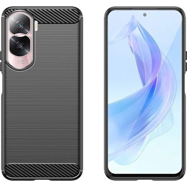 Hurtel Etui Carbon Case do Honor 90 Pro - czarne 13250973 9145576284704