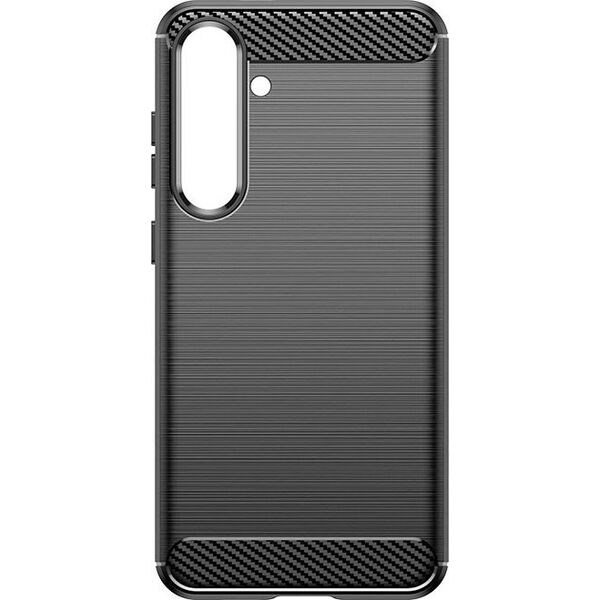 Hurtel Etui do Carbon Case Samsung Galaxy S24+ elastyczny silikonowy karbonowy pokrowiec - czarny 13250992 9145576283769