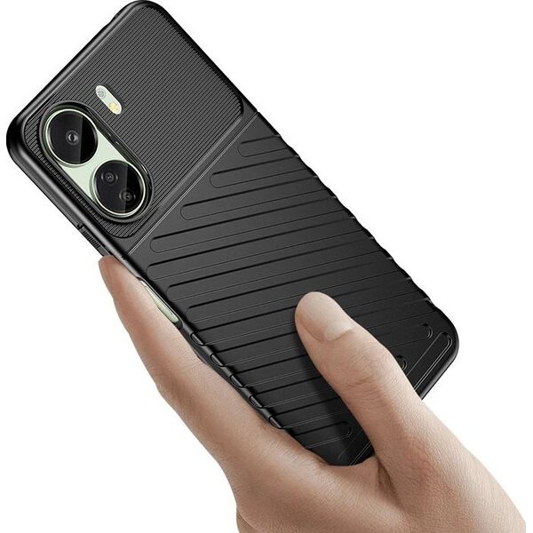 Hurtel Pancerne etui Thunder Case na Xiaomi Redmi 13c - czarny 13251020 9145576283745