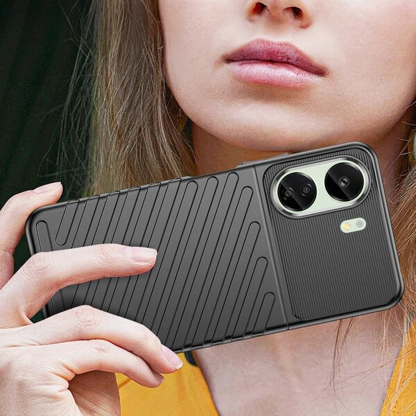 Hurtel Pancerne etui Thunder Case na Xiaomi Redmi 13c - czarny 13251020 9145576283745