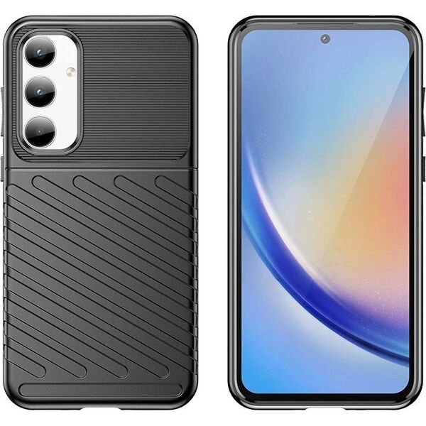 Hurtel Etui pancerne Thunder Case do Samsung Galaxy A35 - czarne 13251024 9145576284605