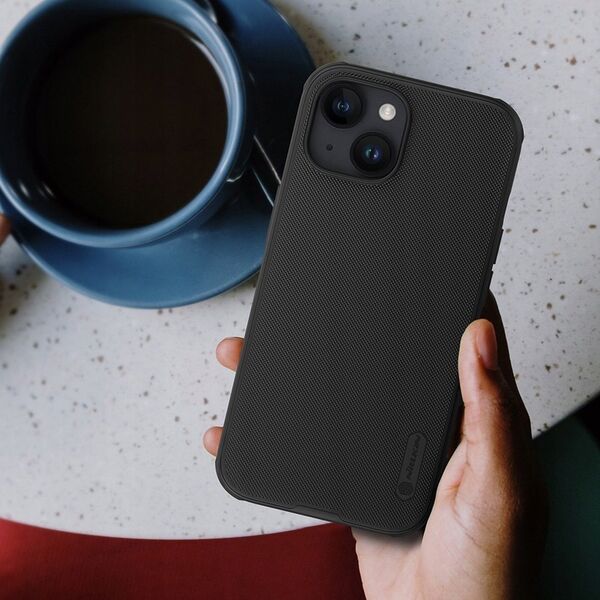 Nillkin Wzmocnione etui do iPhone 15 Pro Nillkin Super Frosted Shield Pro - niebieskie 13251314 6902048265585