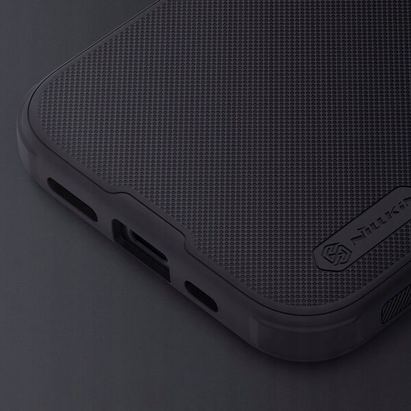 Nillkin Wzmocnione etui do iPhone 15 Pro Nillkin Super Frosted Shield Pro - niebieskie 13251314 6902048265585