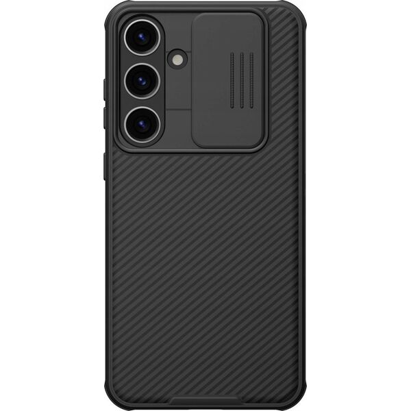 Nillkin Etui Nillkin CamShield Pro pancerne z osłona na aparat do Samsung Galaxy S24+ - czarne 13251342 6902048273108