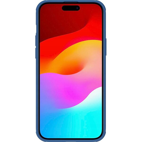 Nillkin Wzmocnione etui do iPhone 15 Plus Nillkin Super Frosted Shield Pro - niebieskie 13251460 6902048265622
