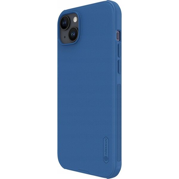 Nillkin Wzmocnione etui do iPhone 15 Plus Nillkin Super Frosted Shield Pro - niebieskie 13251460 6902048265622