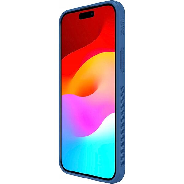 Nillkin Wzmocnione etui do iPhone 15 Plus Nillkin Super Frosted Shield Pro - niebieskie 13251460 6902048265622