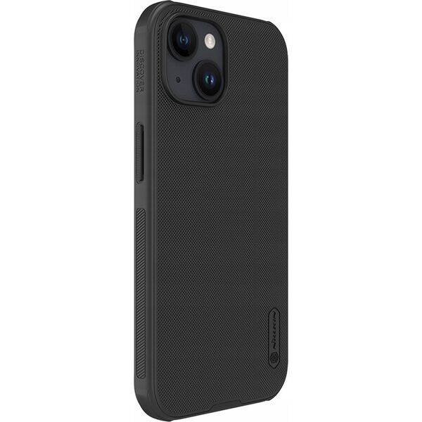 Nillkin Wzmocnione etui do iPhone 15 Plus Nillkin Super Frosted Shield Pro - czarne 13251465 6902048265615