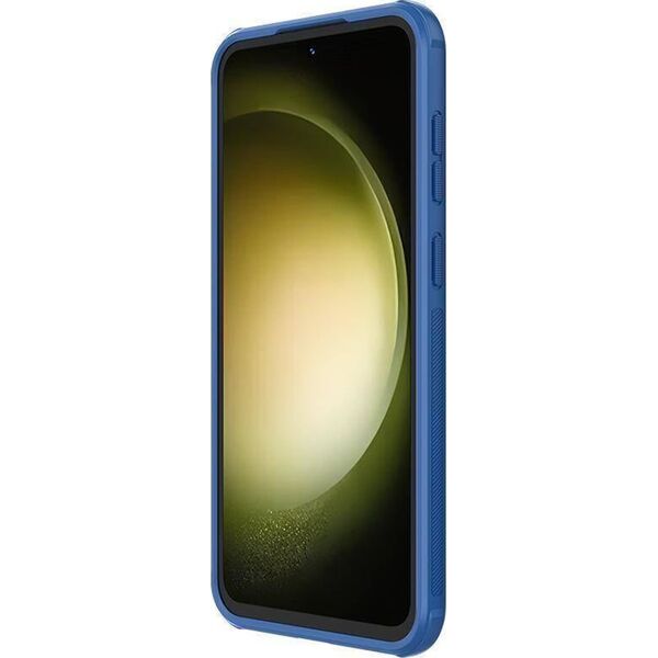 Nillkin Wzmocnione etui Nillkin Super Frosted Shield Pro do Samsung Galaxy S23 FE - niebieskie 13251482 6902048267961