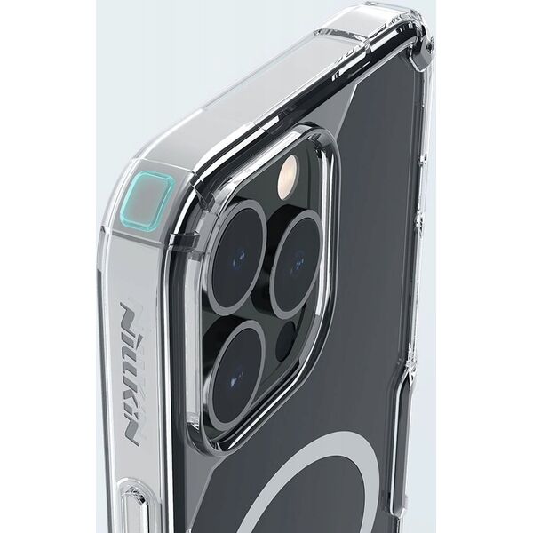 Nillkin Pancerne etui z MagSafe Nillkin Nature Pro Magnetic do iPhone 15 Pro - białe 13251507 6902048265912