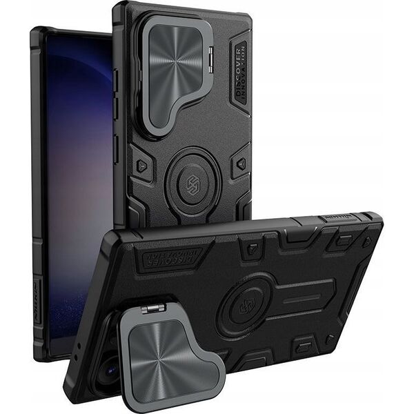 Nillkin Etui Nillkin CamShield Armor Prop Case na Samsung Galaxy S24 Ultra - czarne 13251577 6902048275041
