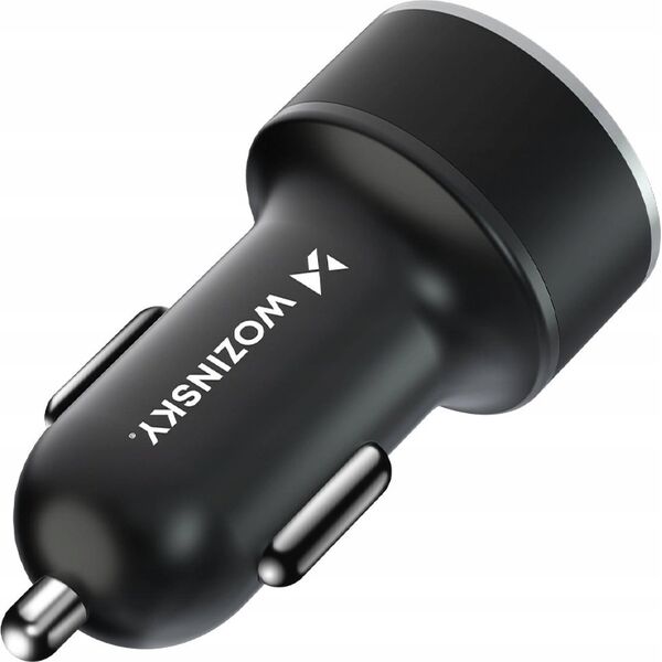 Ładowarka Wozinsky Ładowarka samochodowa Wozinsky WDCCAC USB-C USB-A 36W - czarna 13252006 5907769308505