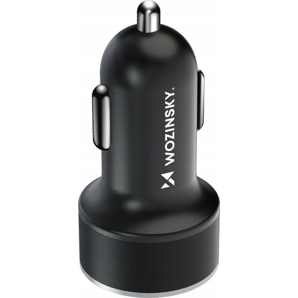 Ładowarka Wozinsky Ładowarka samochodowa Wozinsky WDCCAC USB-C USB-A 36W - czarna 13252006 5907769308505