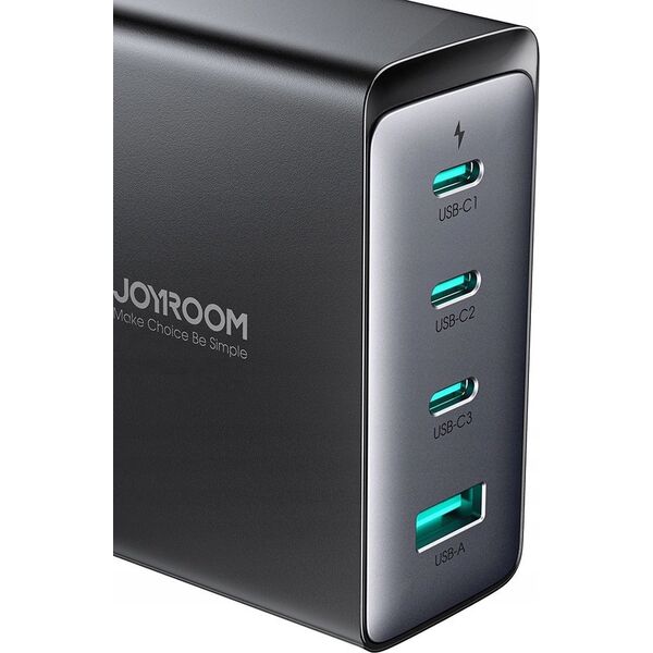 Ładowarka Joyroom Ładowarka GaN UK Joyroom JR-TCG05UK 140W 3x USB-C USB-A + kabel USB-C / USB-C 240W 1.2m 13252053 6956116769758