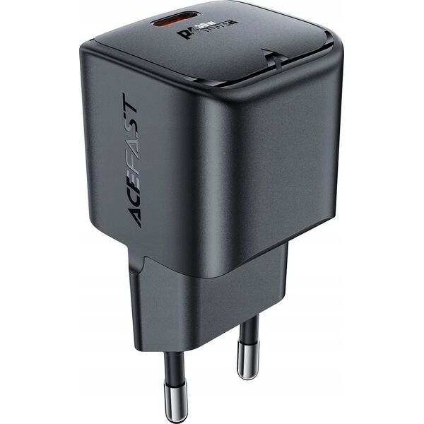Ładowarka Acefast Ładowarka sieciowa Acefast A77 Mini PD 30W GaN USB-C - czarna 13252118 6974316282662