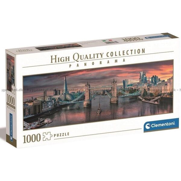 Clementoni Puzzle 1000 elementów Panorama High Quality Przez Tamizę 13252577 8005125398379