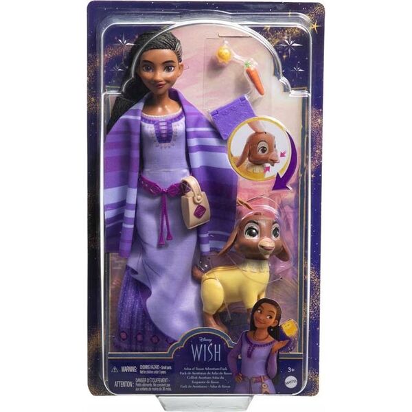 Mattel Zestaw Lalka Asha z Rosas Wish Życzenie 13252650 194735169887