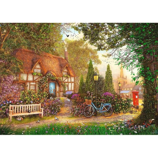Trefl Puzzle 1000 elementów Premium Plus Domek pod strzechą 13252876 5900511108033