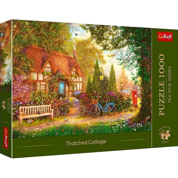 Trefl Puzzle 1000 elementów Premium Plus Domek pod strzechą 13252876 5900511108033