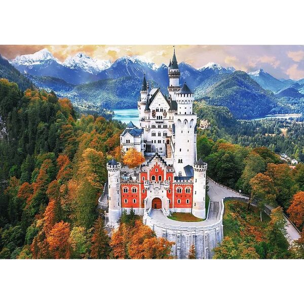 Trefl Puzzle 1000 elementów Premium Zamek Neuschwanstein Niemcy 13252900 5900511108132