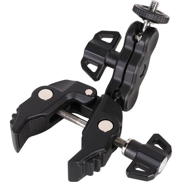 Hurtel Uchwyt zaciskowy na aparat fotograficzny i kamerę sportową GoPro Uchwyt zaciskowy na aparat fotograficzny i kamerę sportową GoPro 13254797 9145576282861