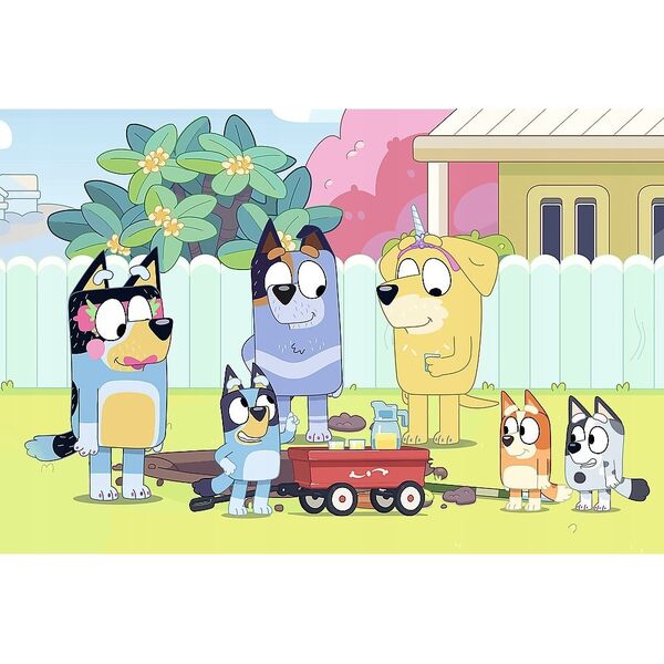 Trefl Puzzle 100 elementów Wesoły świat Bluey 13255021 5900511164718