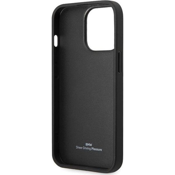 BMW BMW Leather Diamond Pattern - Etui iPhone 14 Pro (Czarny) 13256295 3666339066543