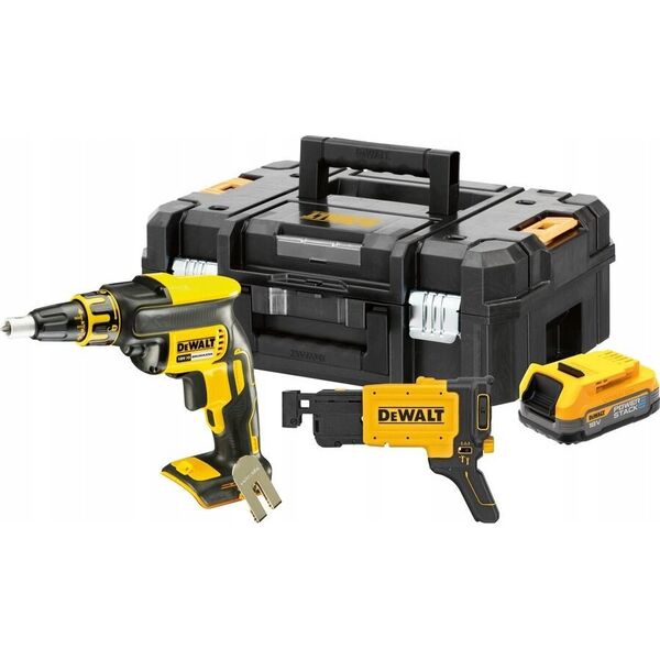 Dewalt DEWALT WKRĘTARKA DO PŁYT 18V 1x1,7Ah POWERSTACK +DCF6202 DCF620E1K 13256424 5035048788325