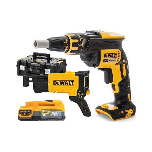 Dewalt DEWALT WKRĘTARKA DO PŁYT 18V 1x1,7Ah POWERSTACK +DCF6202 DCF620E1K 13256424 5035048788325