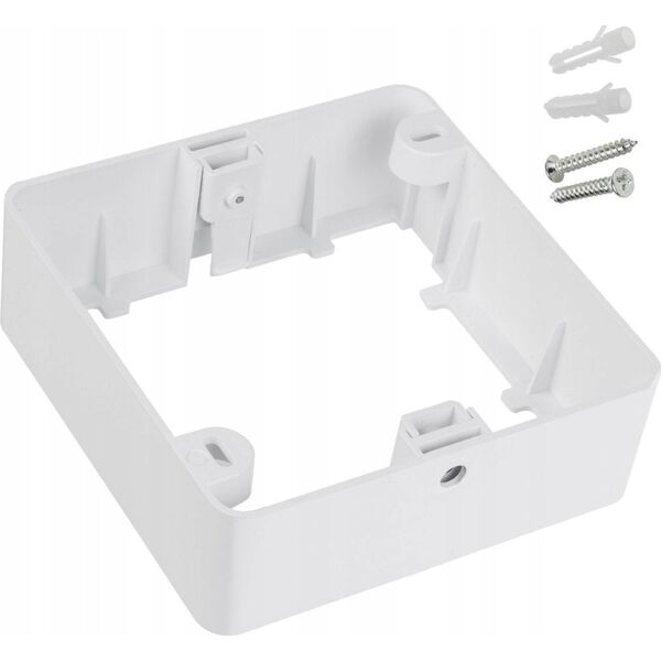 Maclean Adapter natynkowy Maclean, do panelu LED 9W, kwadratowy, 120*120*38mm, MCE378 S 13257046 5902211132509