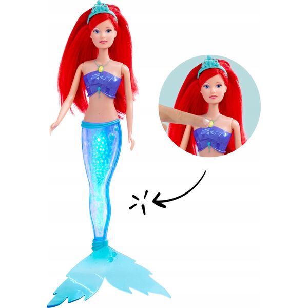 Simba Lalka Steffi Love Świetlista syrena 13257099 4006592087111