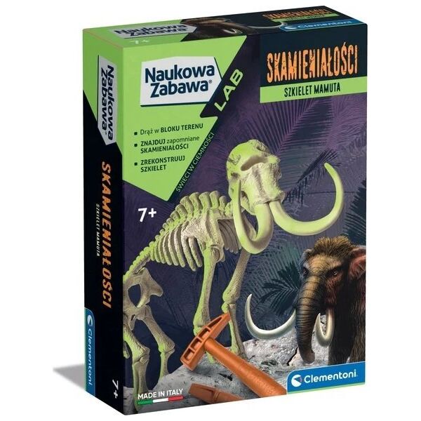 Clementoni Zestaw naukowy Skamieniałości Mamut 13257431 8005125508594