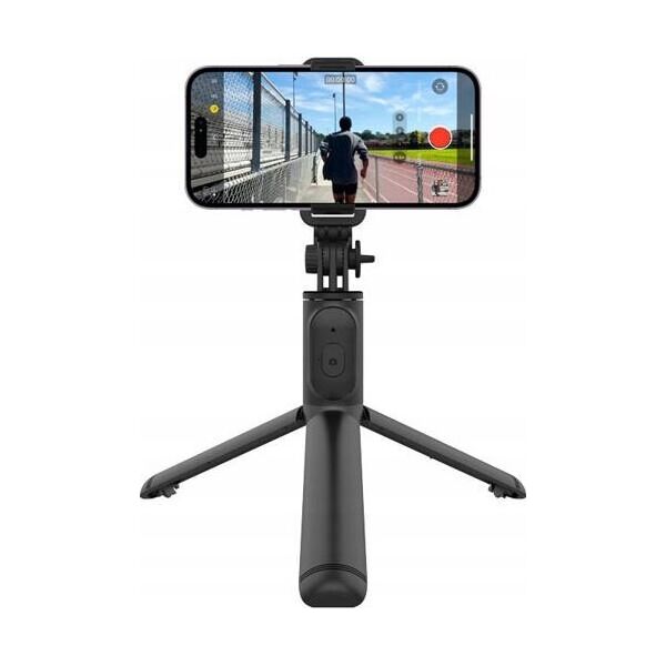 Selfie stick Crong SelfieGo Kompaktowy selfie stick Bluetooth tripod (20-101cm) 13260029 5904310704595