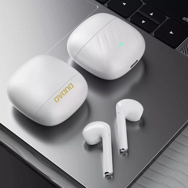 Słuchawki Dudao Słuchawki Dudao U14+ bezprzewodowe douszne TWS Bluetooth 5.3 - białe 13266273 6976625331802