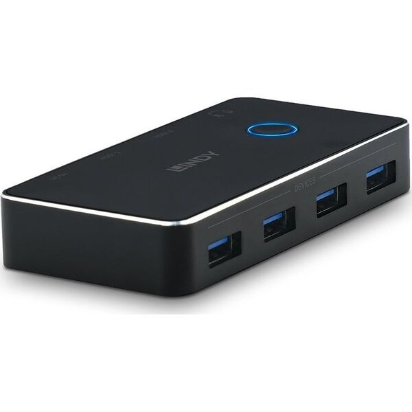 HUB USB Lindy Adap Lindy USB 3.0 Sharing Switch 2:4 13270196 4002888433877