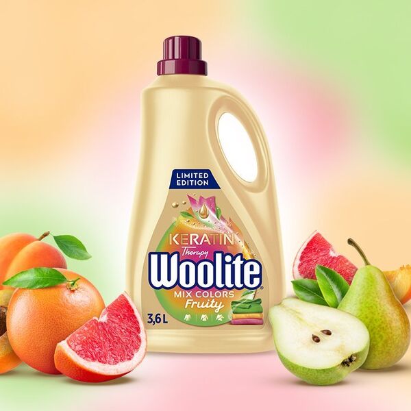 Woolite WOOLITE_Colour Keratin Limited Edition płyn do prania Fruity 3,6l 13271497 5908252011926