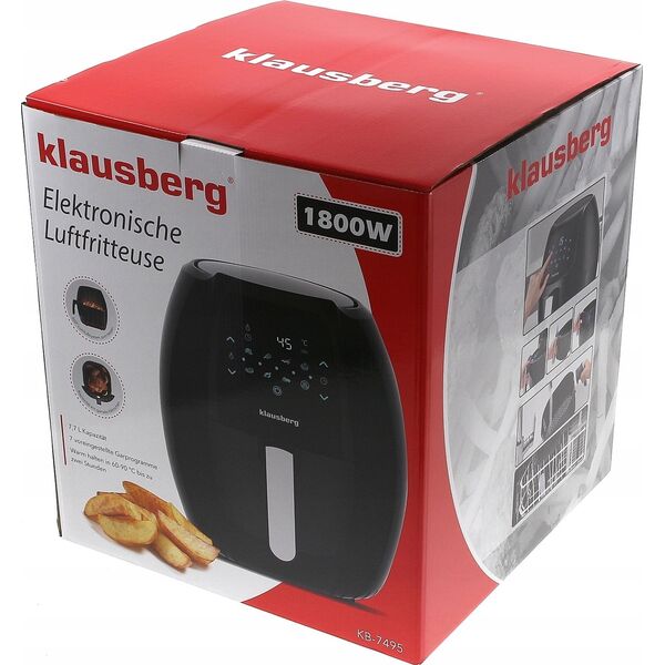 Frytkownica beztłuszczowa Klausberg KB-7495 13272224 5908287274952